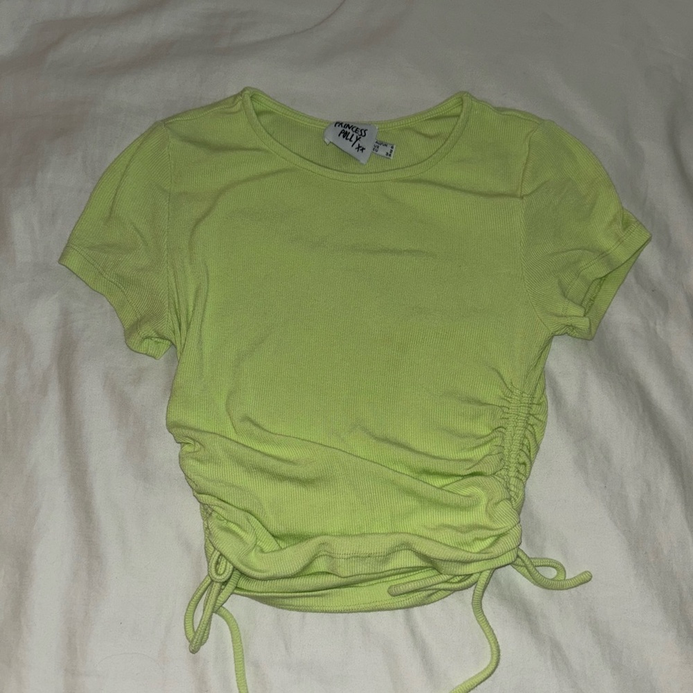 NEON GREEN PRINCESS POLLY TOP